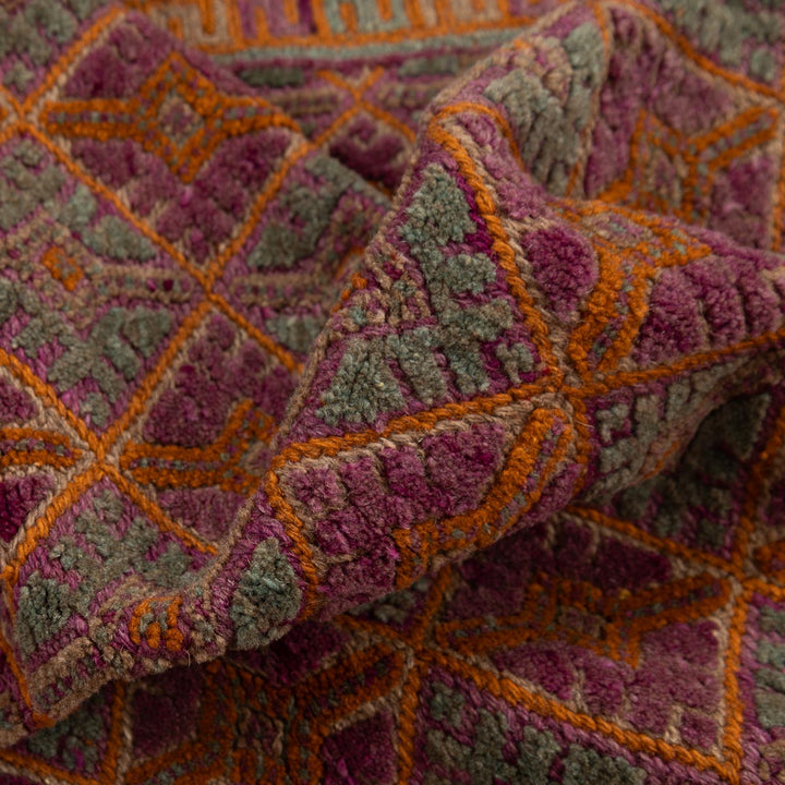 שטיח אוזבקי 00 אדום/כתום 200*150