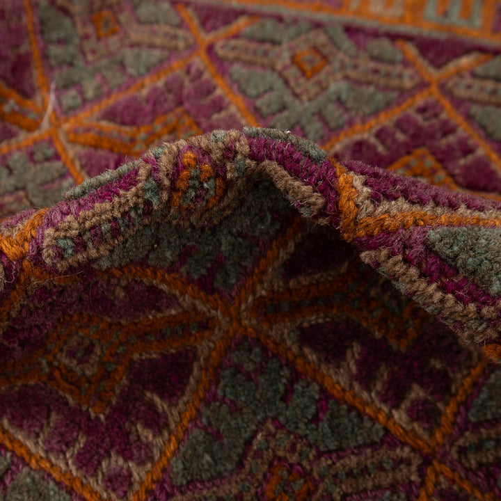 שטיח אוזבקי 00 אדום/כתום 200*150