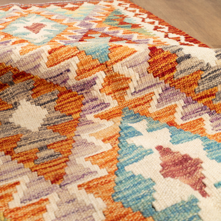 שטיח קילים אפגני 00 צבעוני 125*82