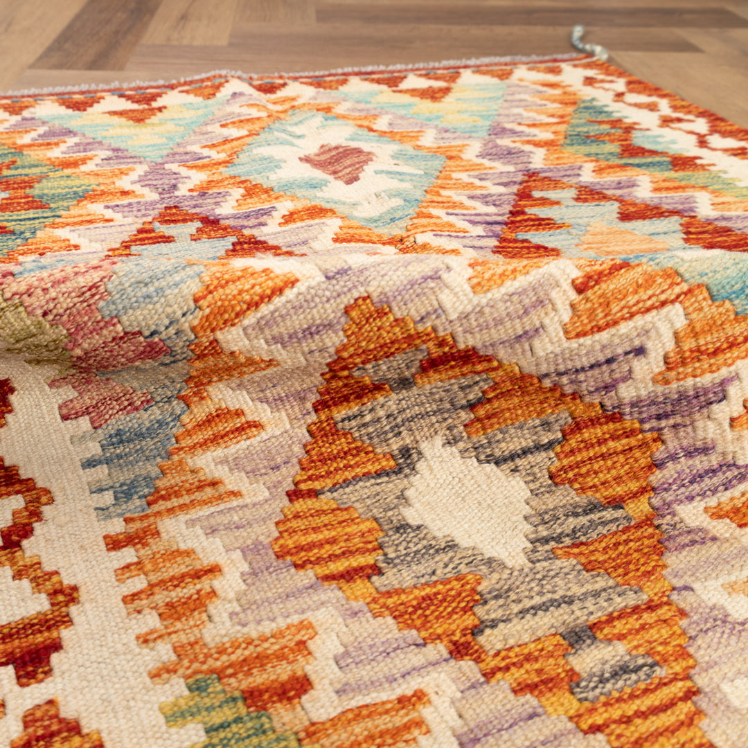 שטיח קילים אפגני 00 צבעוני 125*82