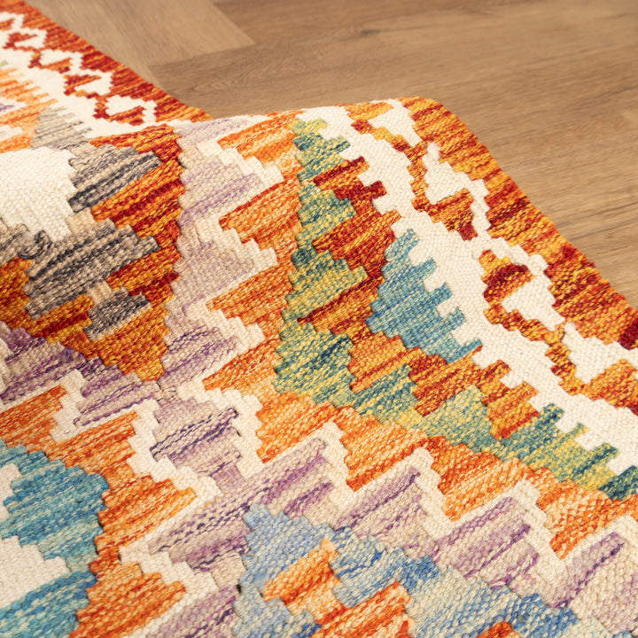 שטיח קילים אפגני 00 צבעוני 125*82