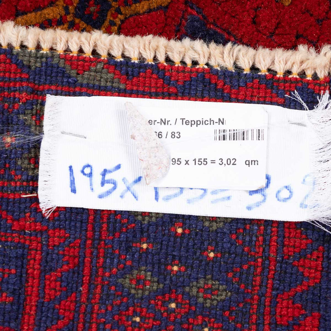 שטיח אוזבקי 00 אדום 195*155 | Uzbek