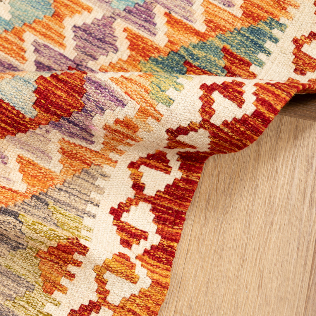 שטיח קילים אפגני 00 צבעוני 125*82