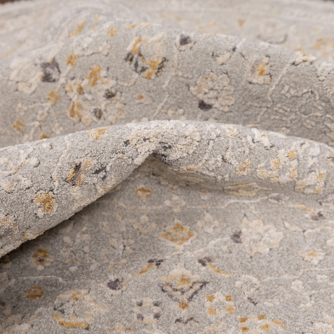 שטיח הריטאז' 04 אפור עגול | Heritage