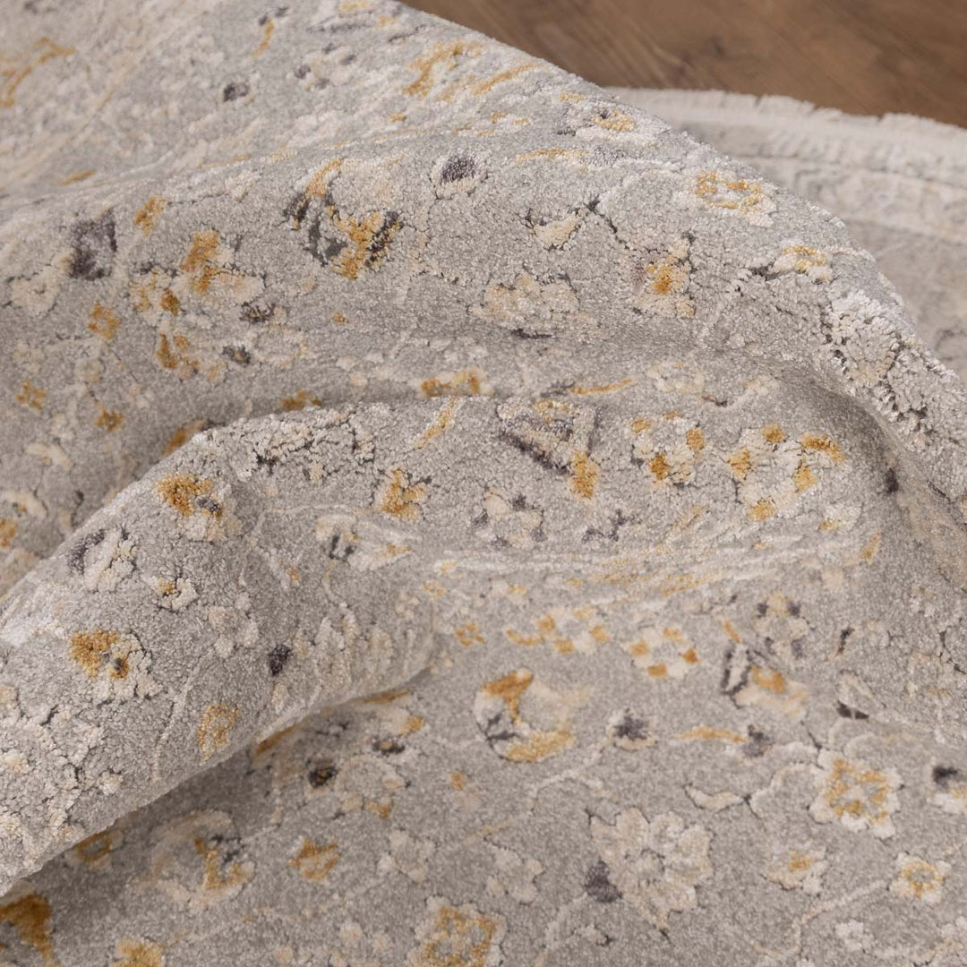 שטיח הריטאז' 04 אפור עגול | Heritage