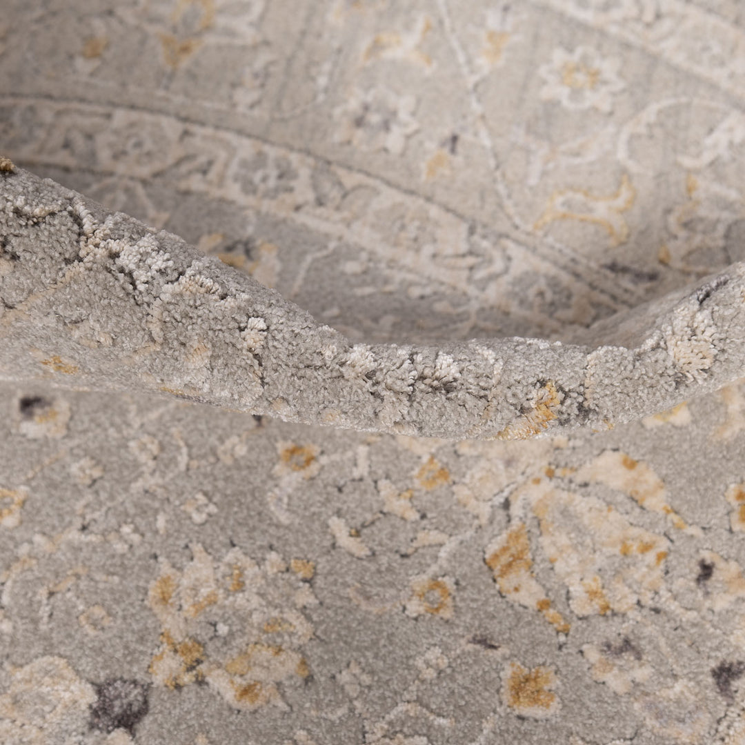 שטיח הריטאז' 04 אפור עגול | Heritage