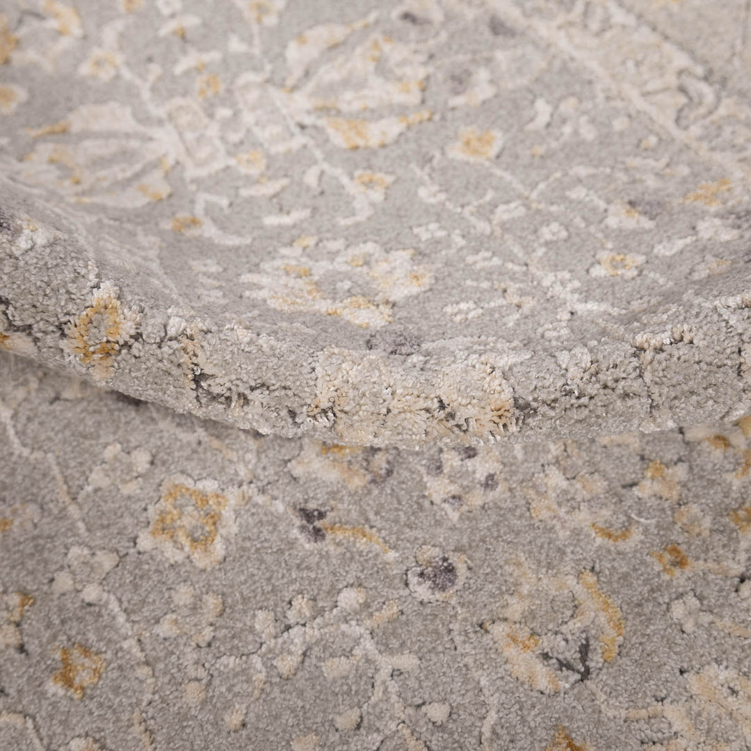 שטיח הריטאז' 04 אפור עגול | Heritage