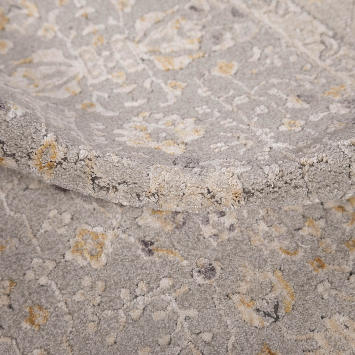 שטיח הריטאז' 04 אפור עגול | Heritage