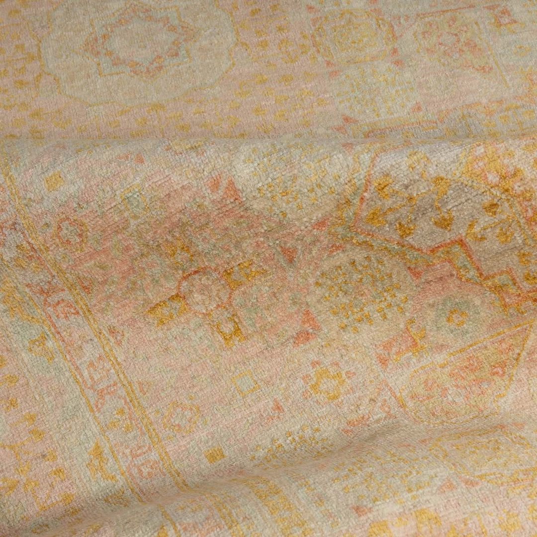 שטיח ממלוק 00 בז'\ורוד עתיק 299*205 | Mamluk