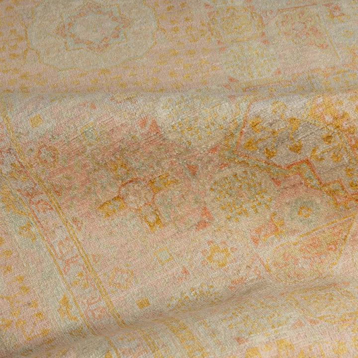 שטיח ממלוק 00 בז'\ורוד עתיק 299*205 | Mamluk