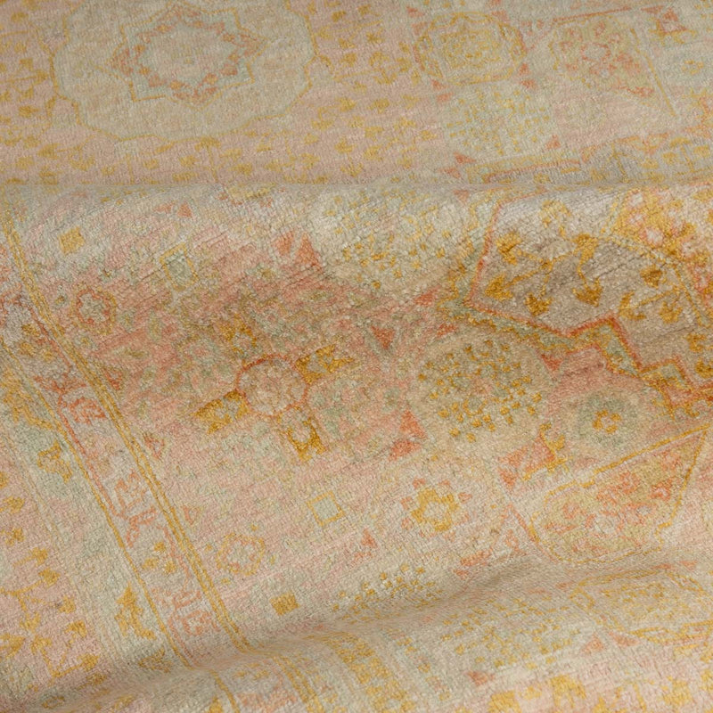שטיח ממלוק 00 בז'\ורוד עתיק 299*205 | Mamluk