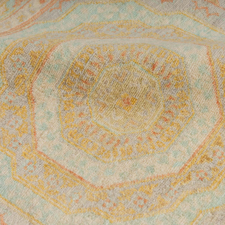 שטיח ממלוק 00 בז'\ורוד עתיק 294*201| Mamluk