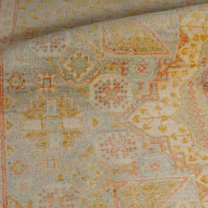 שטיח ממלוק 00 בז'\ורוד עתיק 294*201| Mamluk
