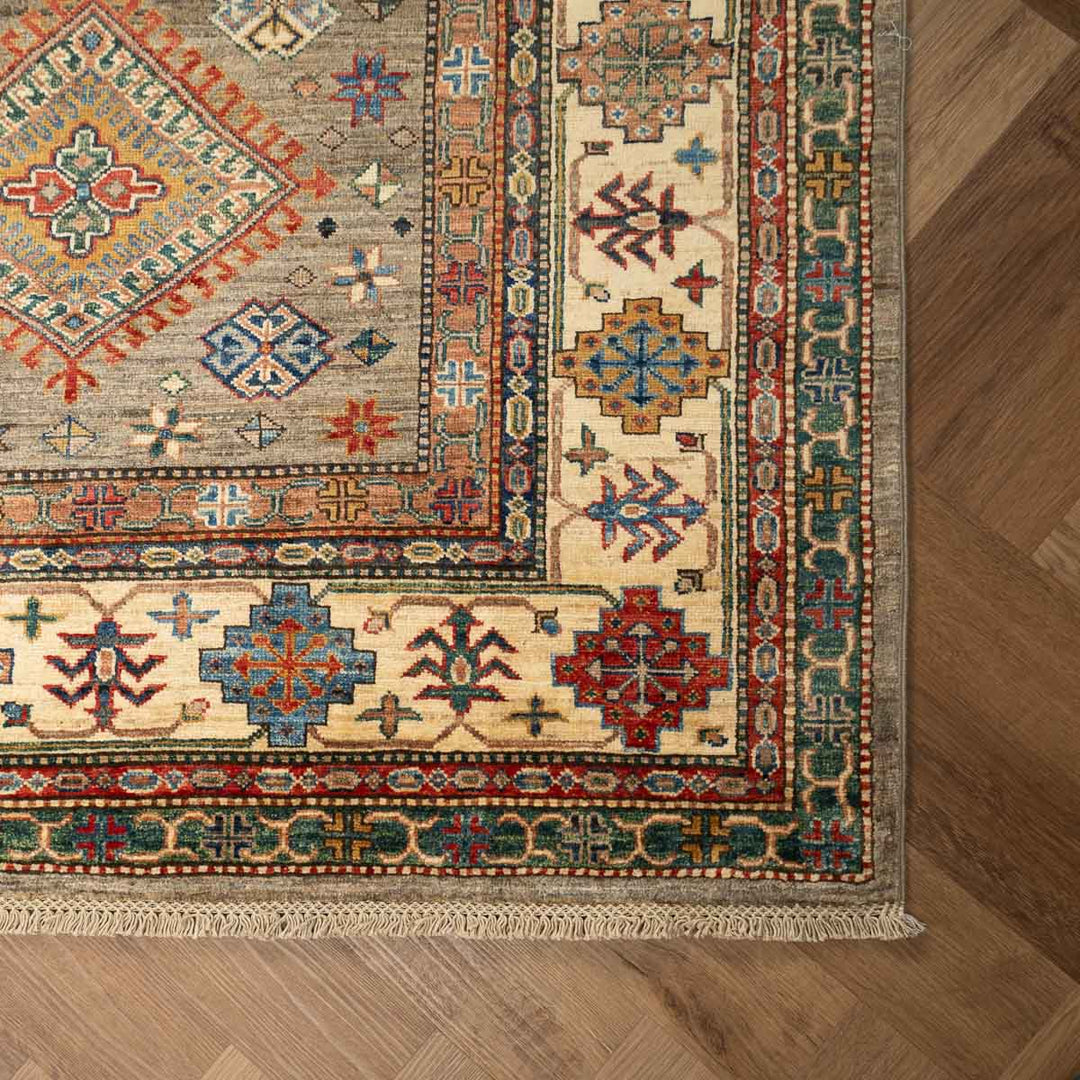 שטיח סופר קזאק 00 אפור  317*200 | Super Kazak