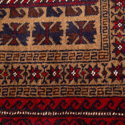 שטיח בלוץ' פרסי אדום 138*91 | Baluch