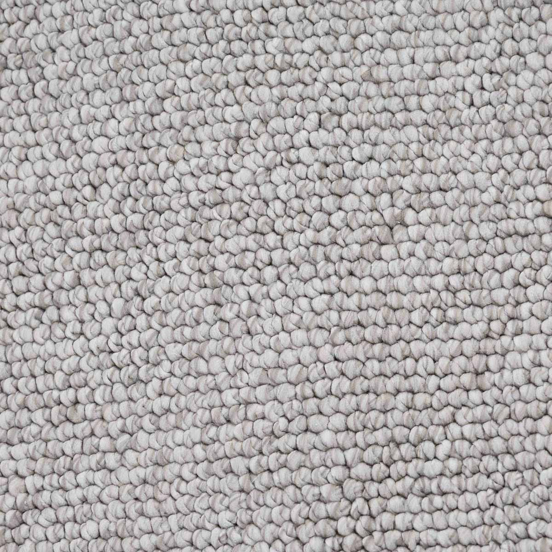 שטיח לופס 01 אפור בהיר עגול | Loops