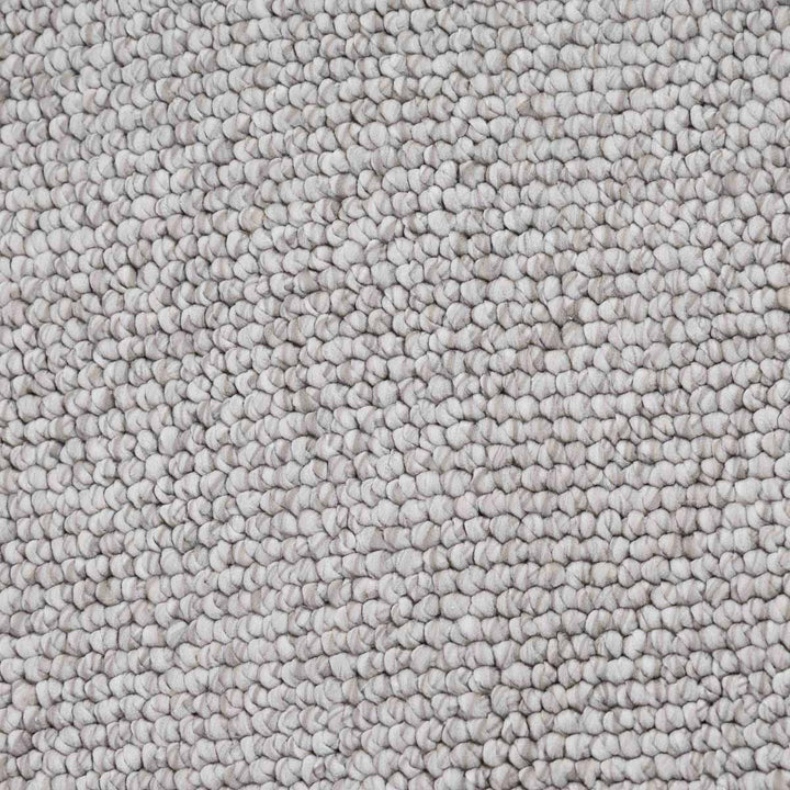 שטיח לופס 01 אפור בהיר עגול | Loops