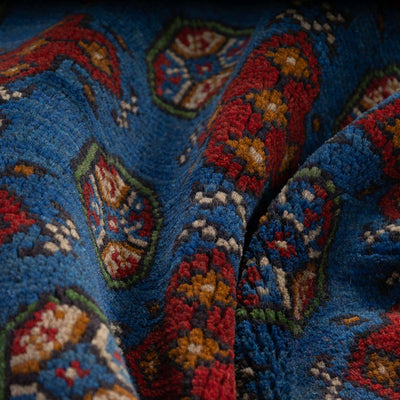 שטיח אפגני בוכרה 00 כחול 200*154 | Bokhara Rug