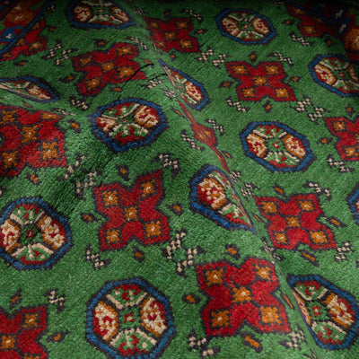 שטיח אפגני בוכרה 00 ירוק 199*150 | Bokhara Rug