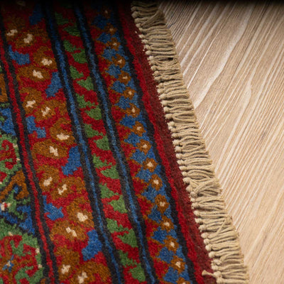 שטיח אפגני בוכרה 00 כחול 204*148 | Bokhara Rug