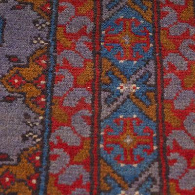 שטיח אפגני בוכרה 00 סגול 188*150 | Bokhara Rug