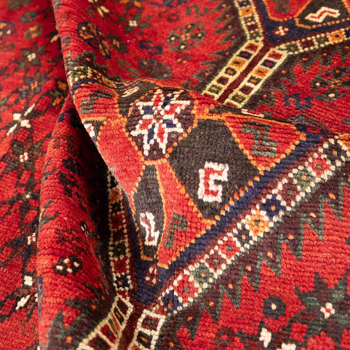 שטיח שירז פרסי 00 אדום 227*169 | Shiraz