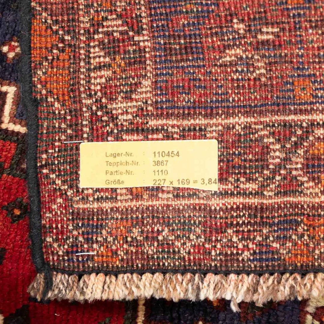 שטיח שירז פרסי 00 אדום 227*169 | Shiraz