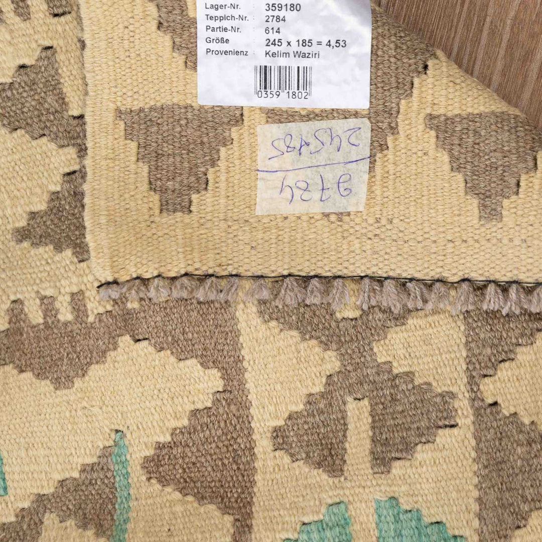 שטיח קילים ענתיק וואש 00 אפור/ירוק 245*185