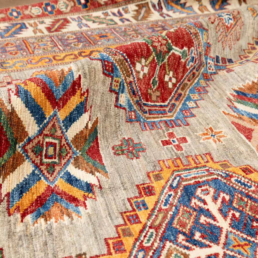 שטיח סופר קזאק 00 צבעוני 248*177 | Super Kazak