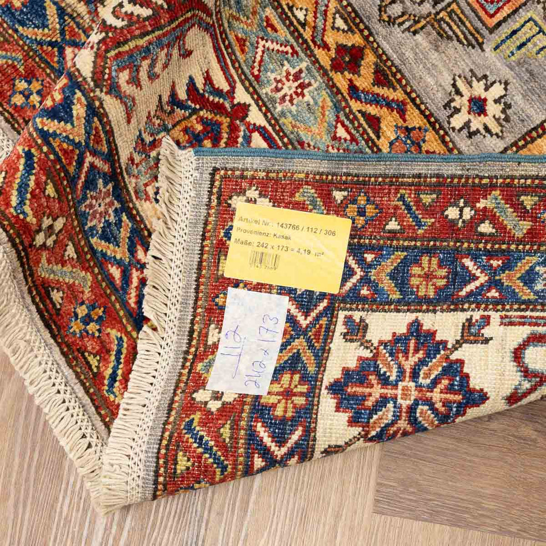 שטיח סופר קזאק 00 צבעוני 242*173| Super Kazak