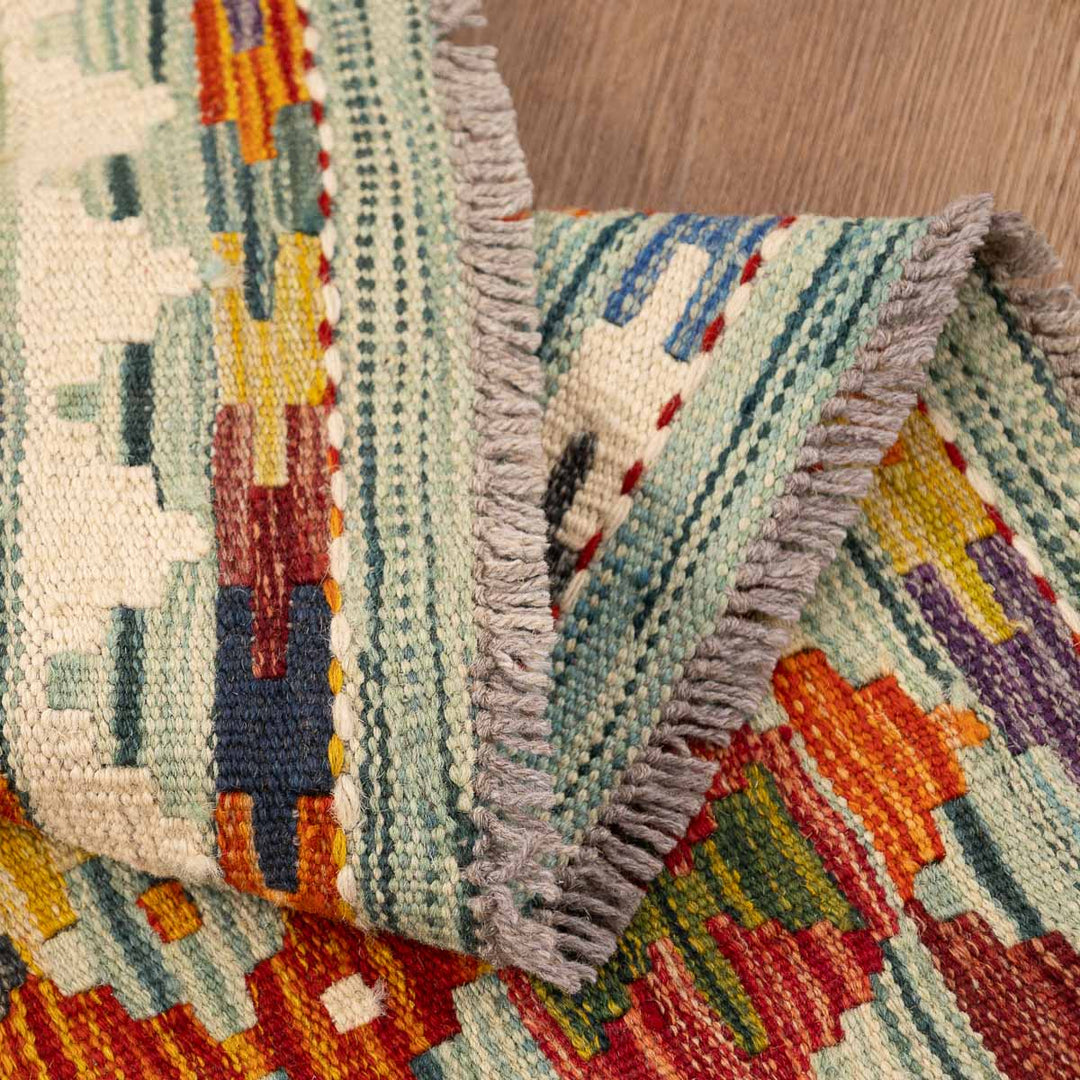 שטיח קילים אפגני 00 צבעוני 155*146