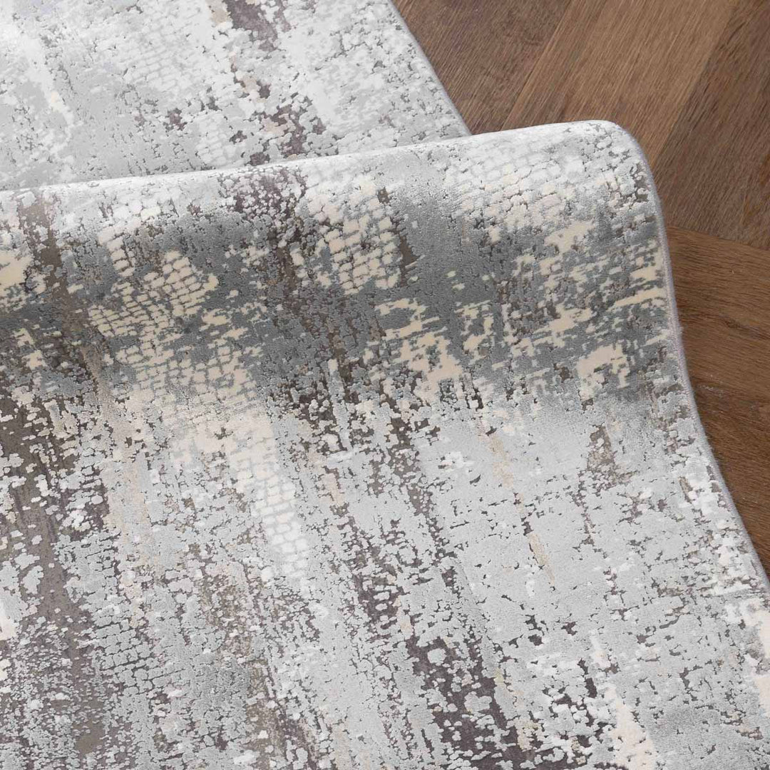 שטיח נול פרמיום 07 קרם/אפור | Nool Premium