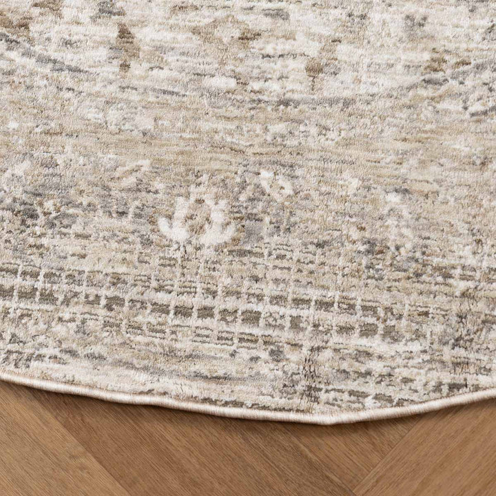 שטיח הריטאז' 07 אפור עגול | Heritage