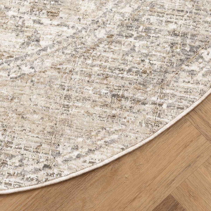 שטיח הריטאז' 07 אפור עגול | Heritage
