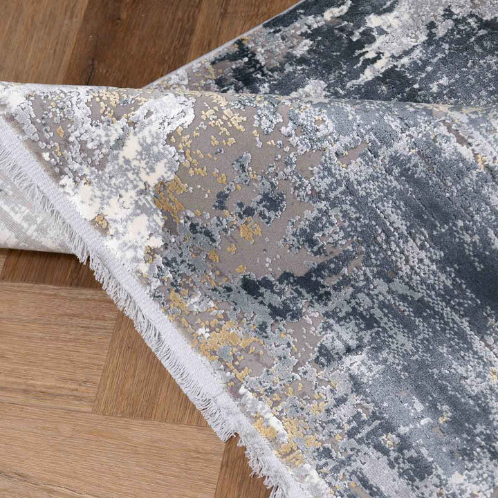 שטיח נול פרמיום 08 קרם/אפור כהה | Nool Premium