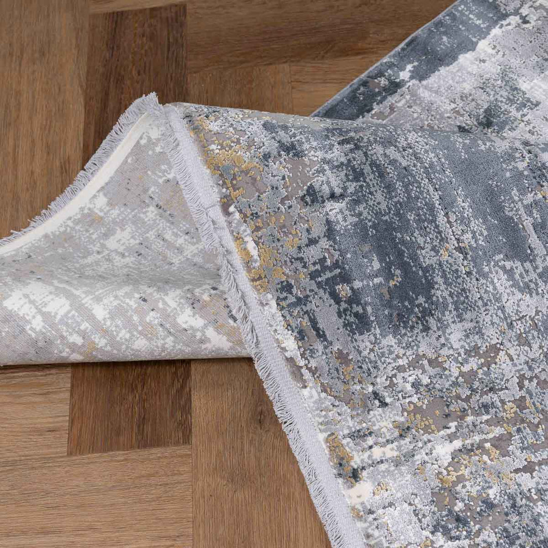 שטיח נול פרמיום 08 קרם/אפור כהה | Nool Premium