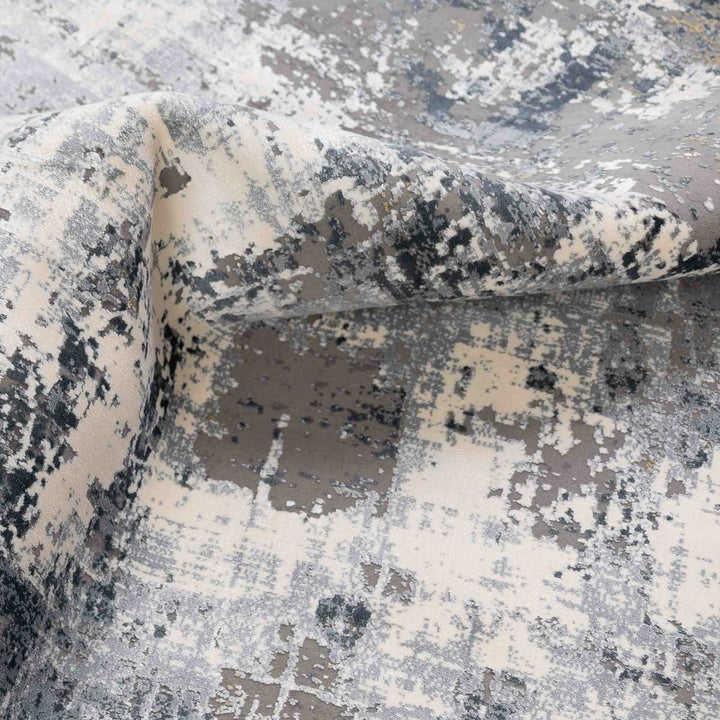 שטיח נול פרמיום 08 קרם/אפור כהה | Nool Premium