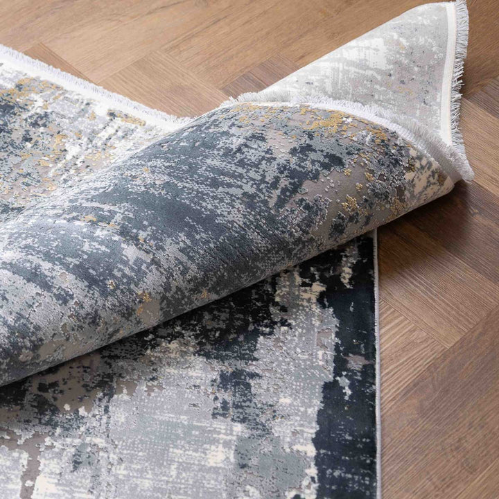 שטיח נול פרמיום 08 קרם/אפור כהה | Nool Premium