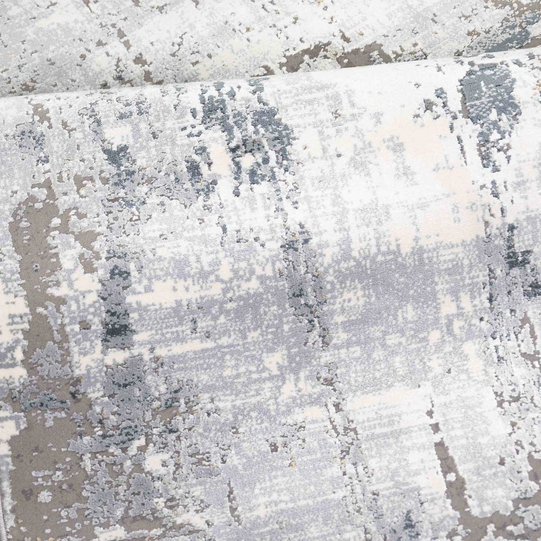 שטיח נול פרמיום 08 קרם/אפור כהה | Nool Premium