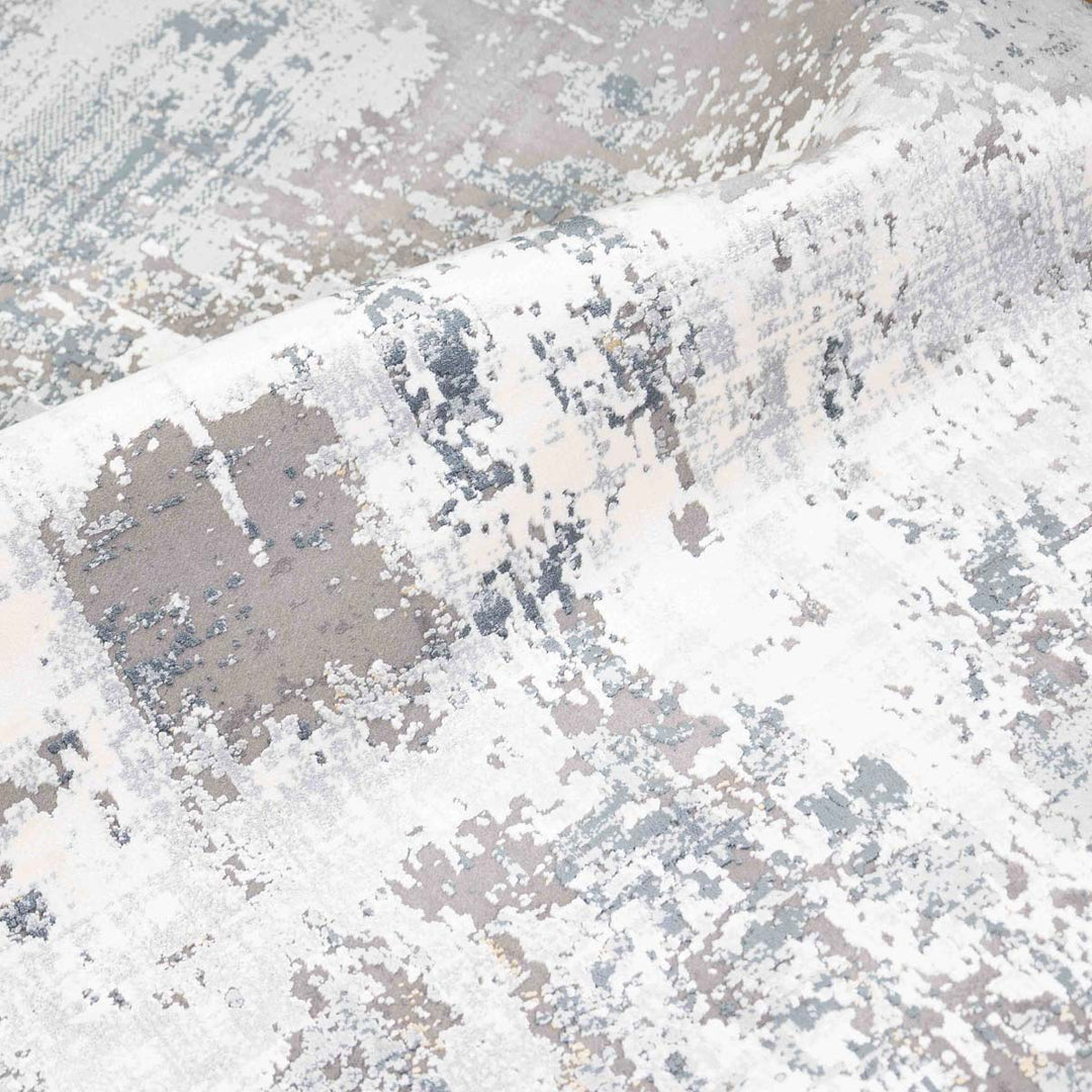 שטיח נול פרמיום 08 קרם/אפור כהה | Nool Premium