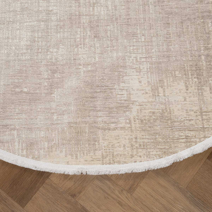שטיח נול בוטיק 38 בז'/קרם עגול | Nool boutique