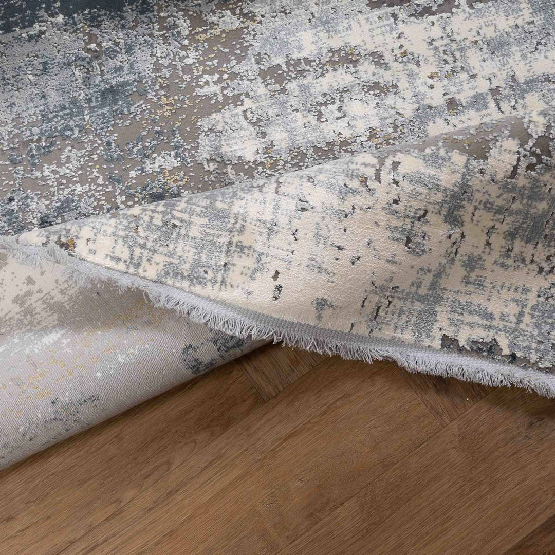 שטיח נול פרמיום 08 קרם/אפור כהה | Nool Premium