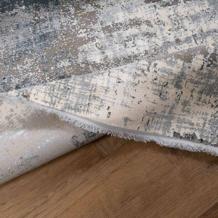 שטיח נול פרמיום 08 קרם/אפור כהה | Nool Premium