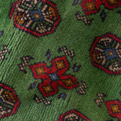 שטיח אפגני בוכרה 00 ירוק 198*152 | Bokhara Rug