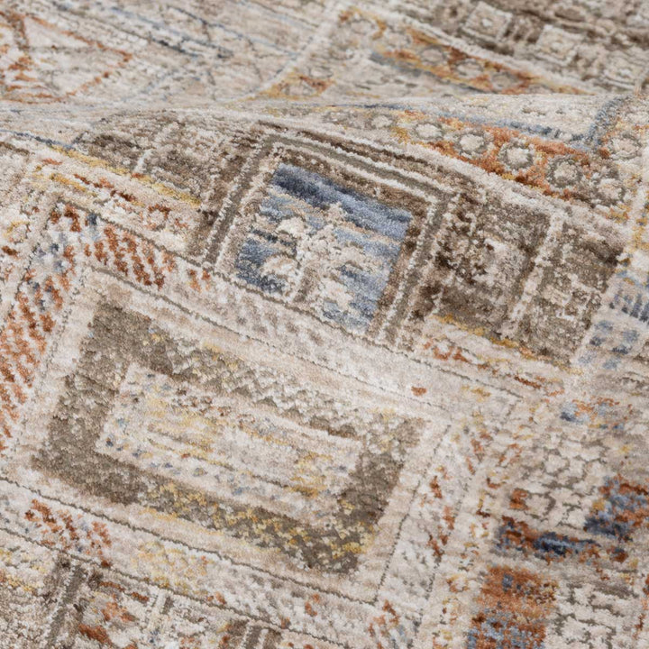 שטיח הריטאז' 08 בז'/קוניאק עגול | Heritage