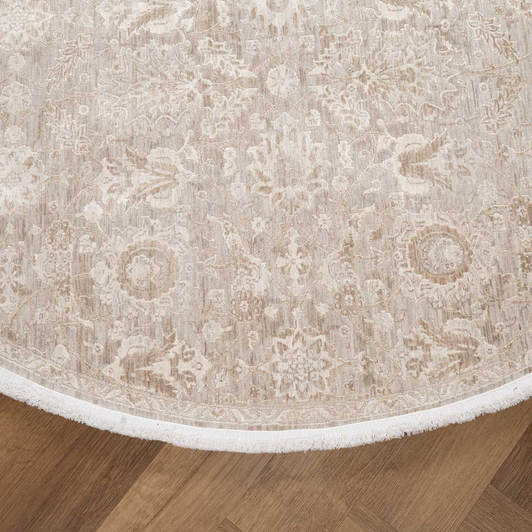 שטיח נול בוטיק 32 בז' עגול | Nool boutique