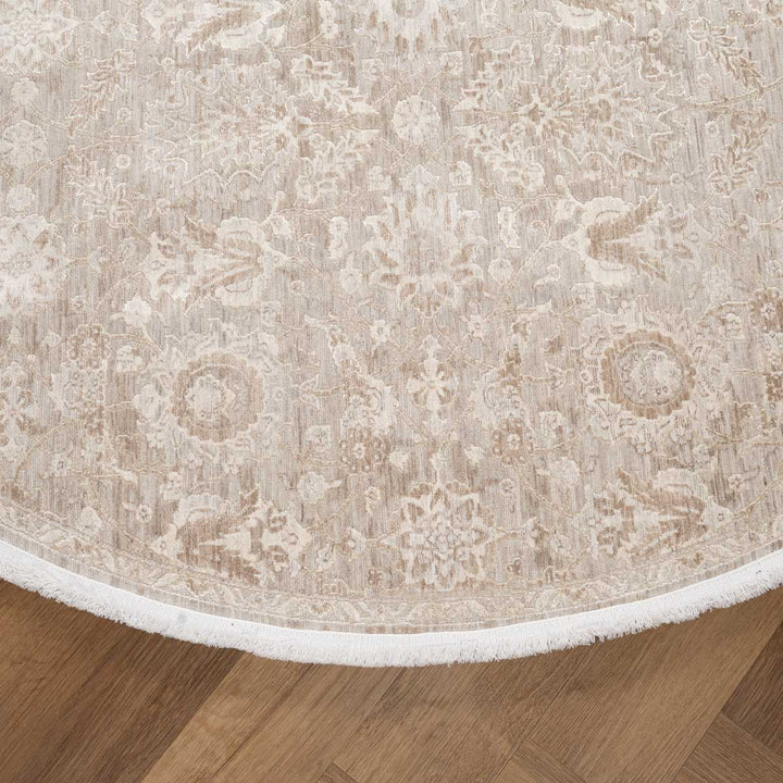 שטיח נול בוטיק 32 בז' עגול | Nool boutique