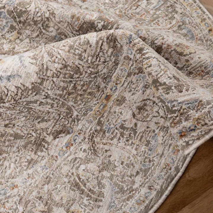 שטיח הריטאז' 09 אפור/קוניאק עגול | Heritage