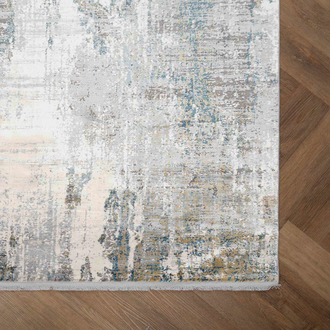 שטיח נול פרמיום 10 אפור/טורקיז | Nool Premium