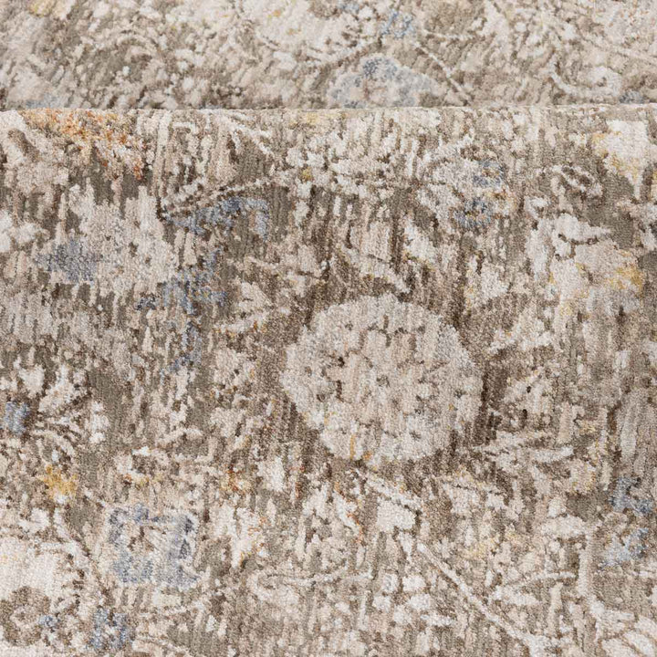 שטיח הריטאז' 09 אפור/קוניאק עגול | Heritage